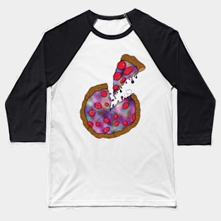 Galaxy Pizza Baseball T-Shirt